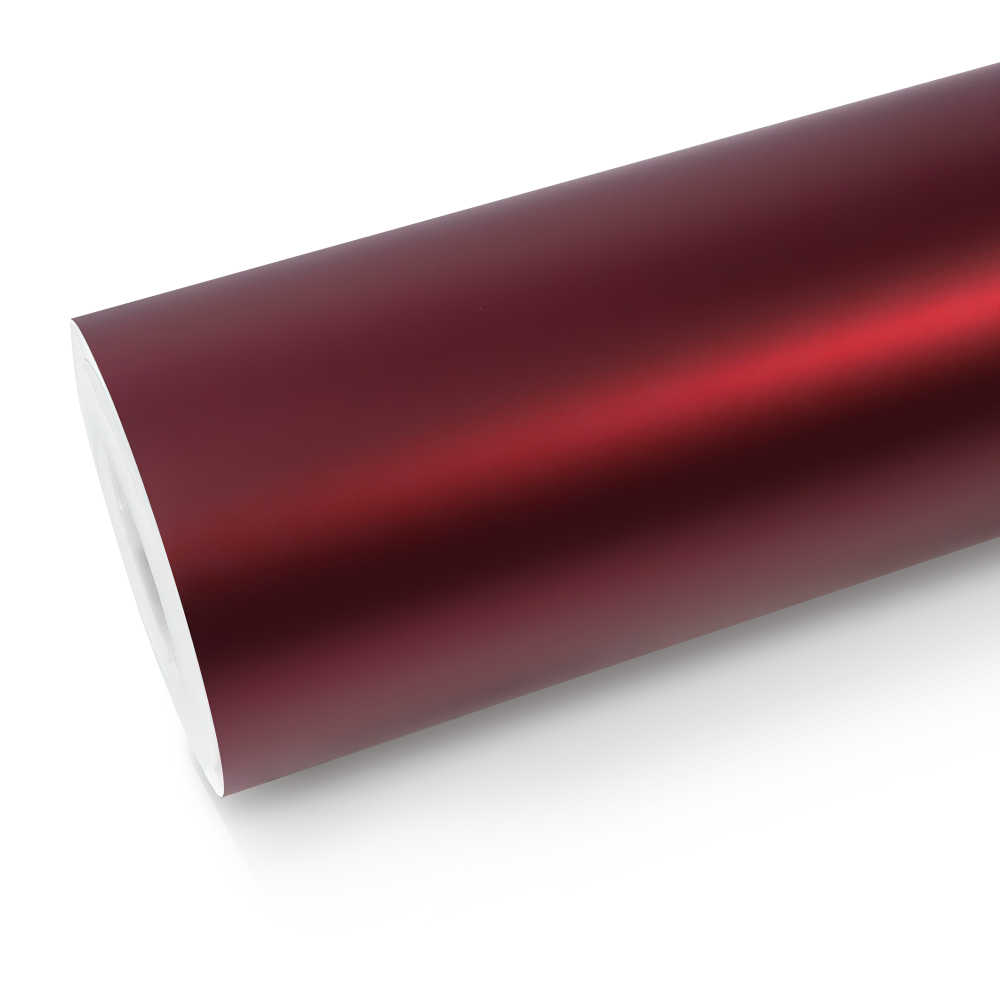 Матовый хром металлик темно-красный Romani Red (рулон)