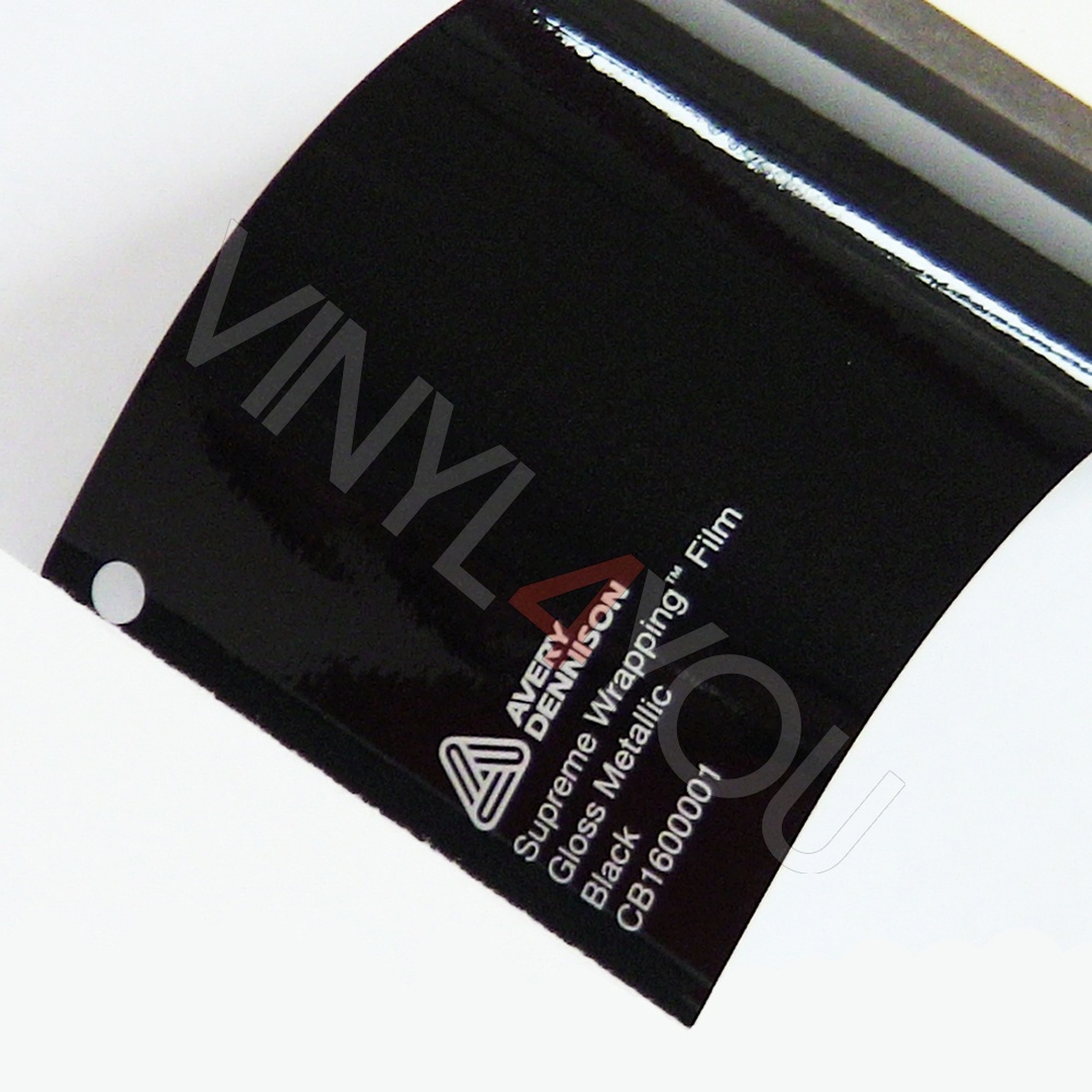 Пленка AVERY Gloss Metallic - Black - Черный металлик глянцевый
