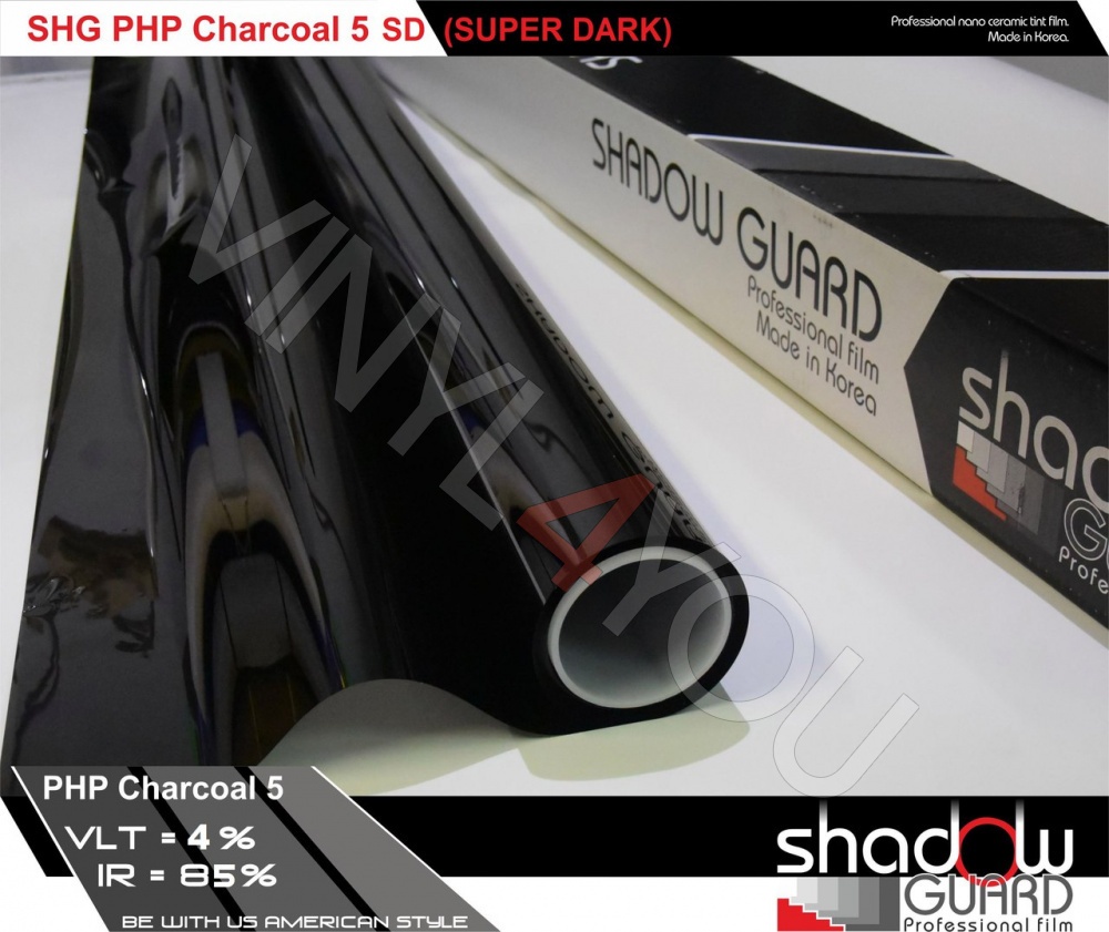 SHG Charcoal PHP 5SD металлизированная тонировочная пленка (Рулон)