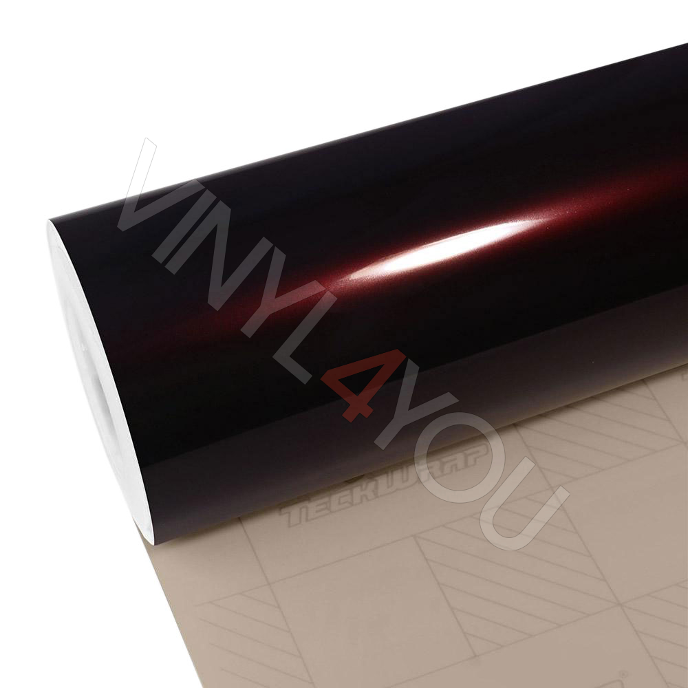 Пленка Суперглянцевый металлик красный TeckWrap GAL27-HD Mahogany red HD (рулон)