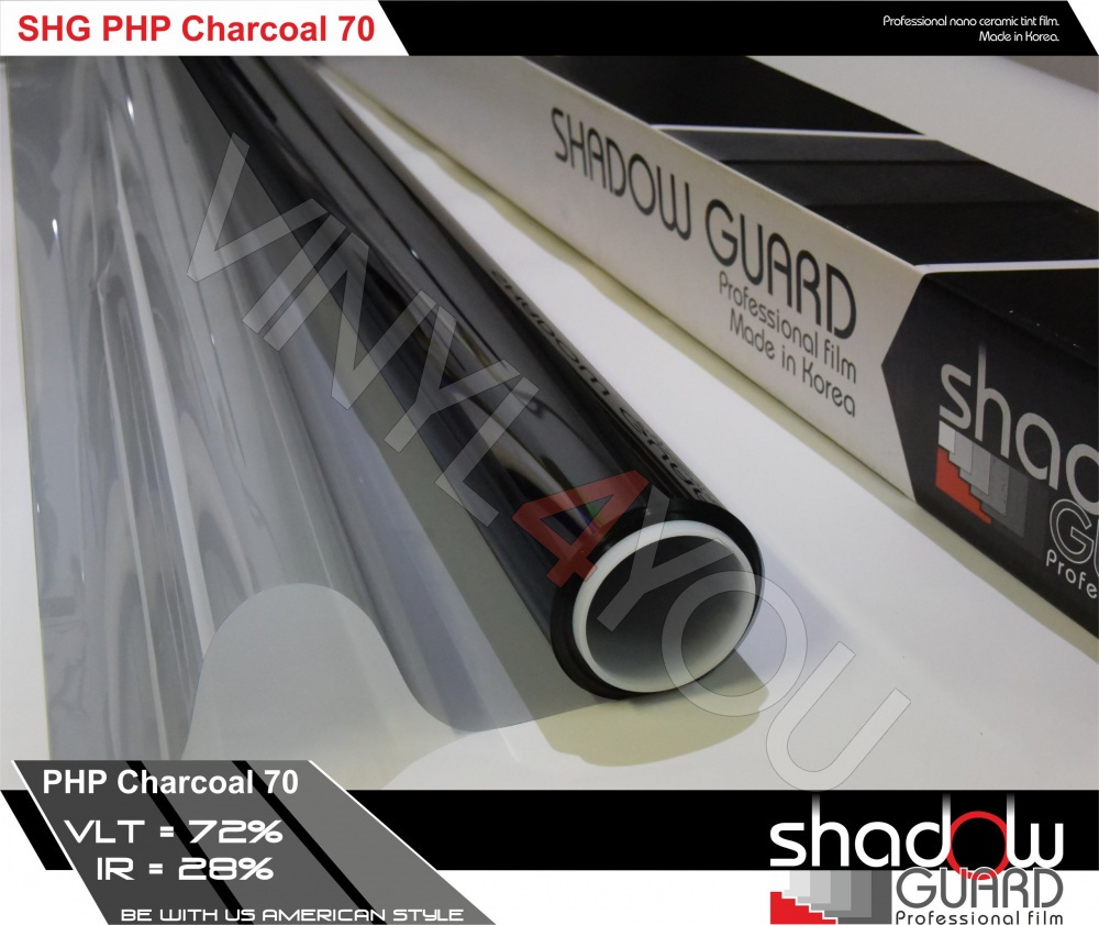 SHG Charcoal PHP 70 металлизированная тонировочная пленка