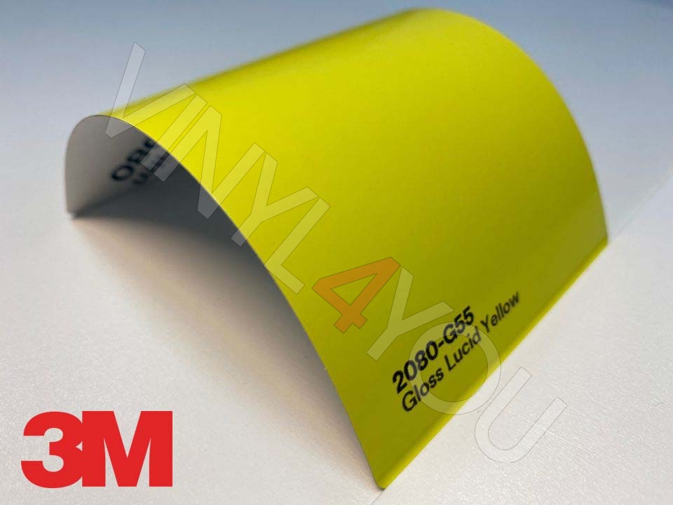 Пленка 3M 2080-G55 Gloss Lucid Yellow
