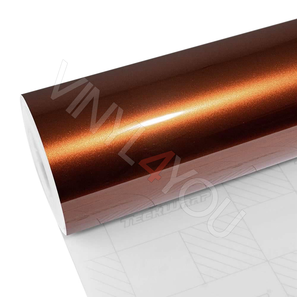Пленка суперглянец металлик коричневая TeckWrap - Amber Brown - RB10-HD (рулон)