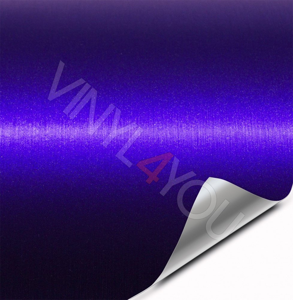 Пленка Матовый хром алюминий фиолетовый