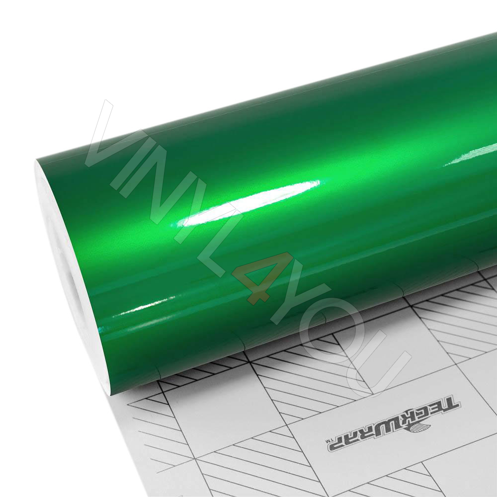 Пленка Глянцевый металлик зеленый TeckWrap GAL07-S Leaf green