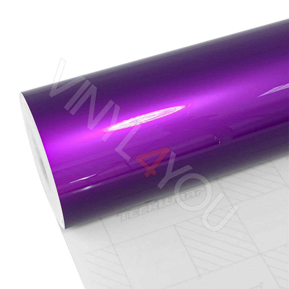 Пленка Суперглянцевый металлик фиолетовый TeckWrap GAL03-HD Candy Purple (рулон)