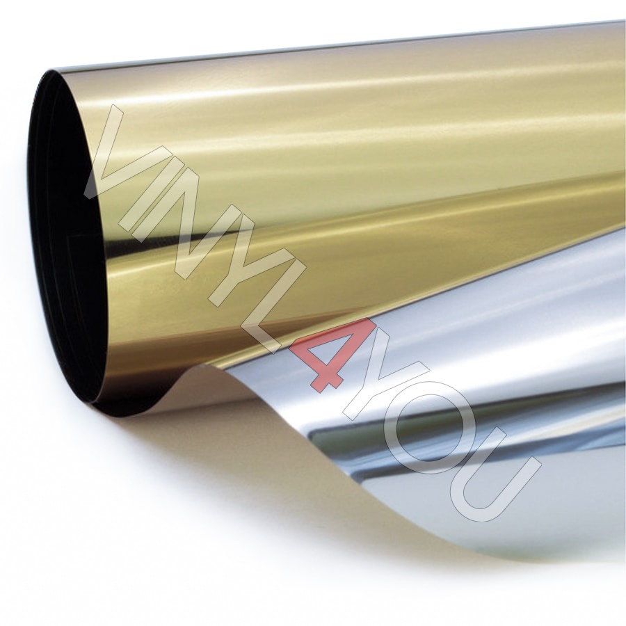 Зеркальная тонировочная пленка SHG SILVER/GOLD 15% Carbon (рулон)