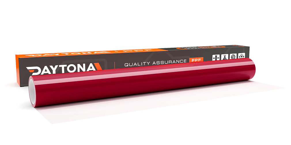 Глянцевая полиуретановая пленка Красный Гранат DAYTONA PPF S200 Soul Red