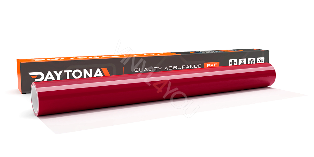 Глянцевая полиуретановая пленка Красный Гранат DAYTONA PPF S200 Soul Red