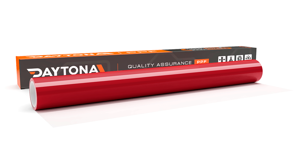 Глянцевая полиуретановая пленка Вишневый Металлик DAYTONA PPF S200 Liquid Metallic Cherry Red