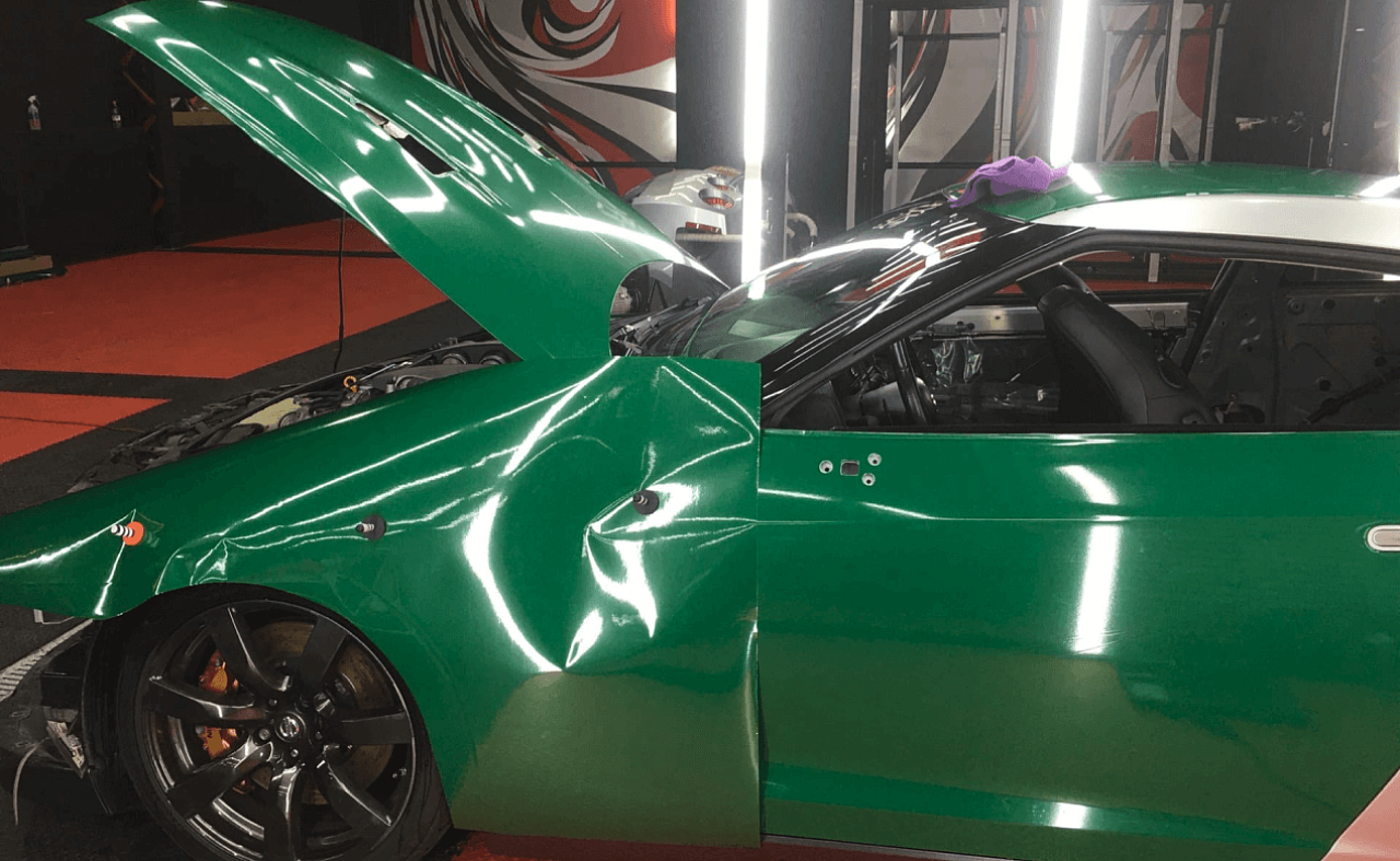 Nissan GT-R. Jungle Green