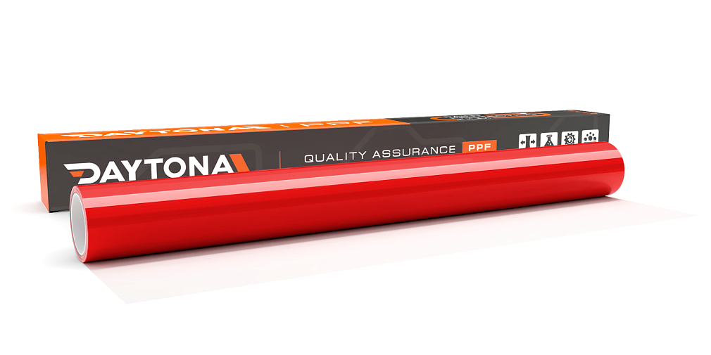 Глянцевая полиуретановая пленка Насыщенный Красный DAYTONA PPF S200 Ferrari Red