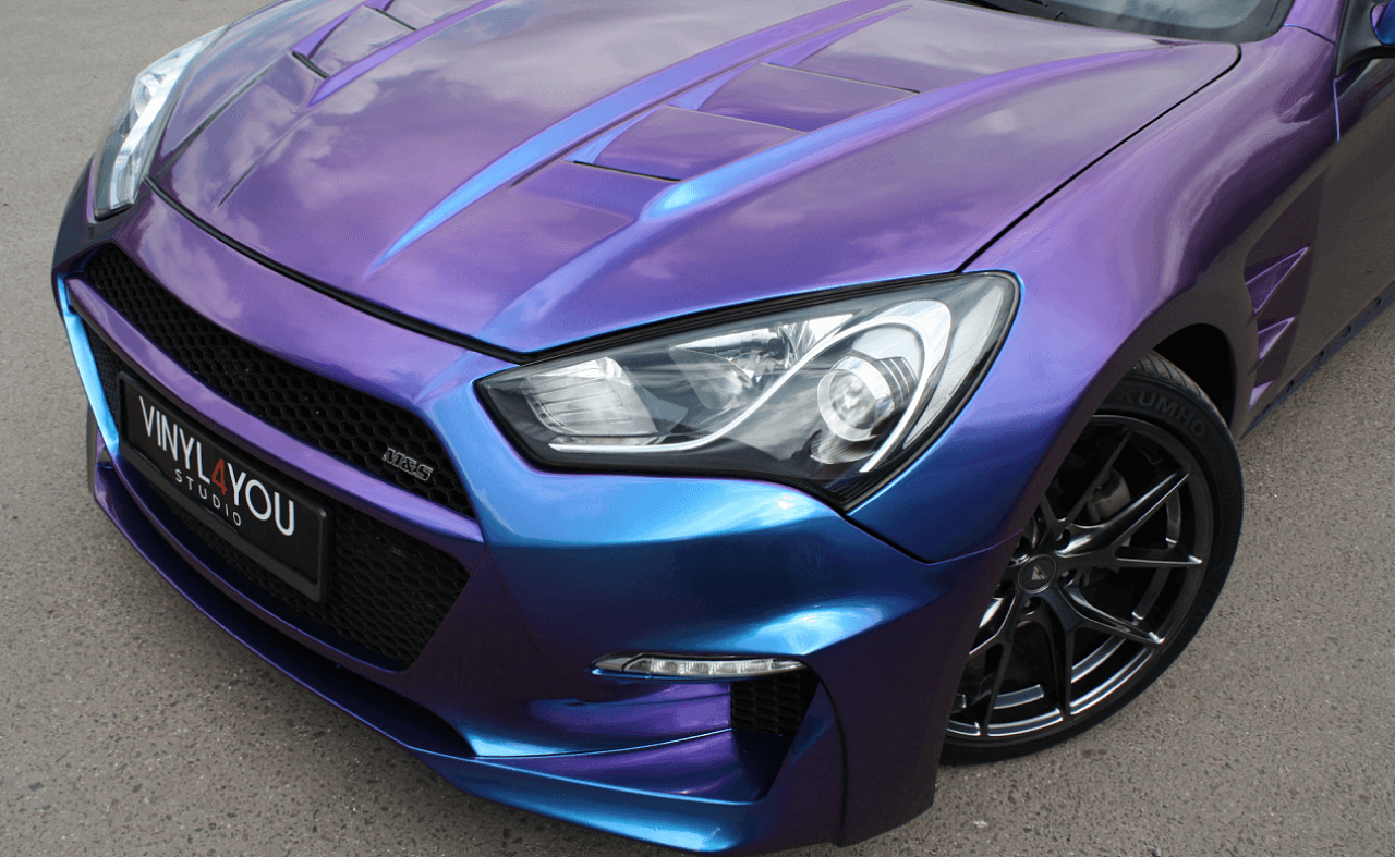 Hyundai Genesis Coupe. Gloss Iris Purple Gem