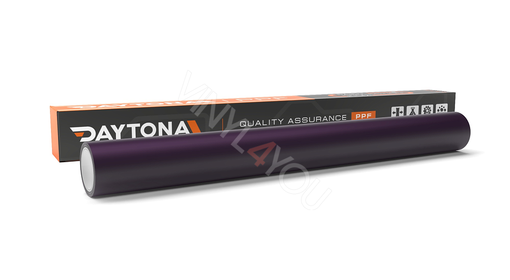 Матовая полиуретановая пленка Темно-фиолетовый DAYTONA PPF S200 Matte Ghost Midnight Purple