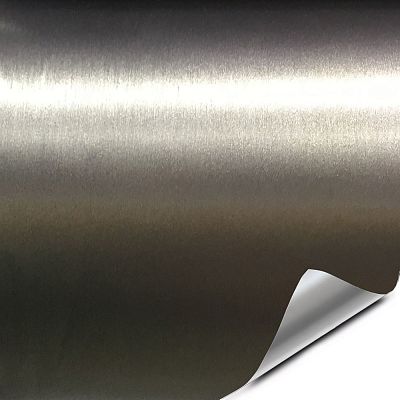 Пленка Матовый хром алюминий темно-серый