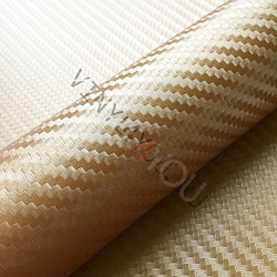 Пленка Золотой карбон 3D