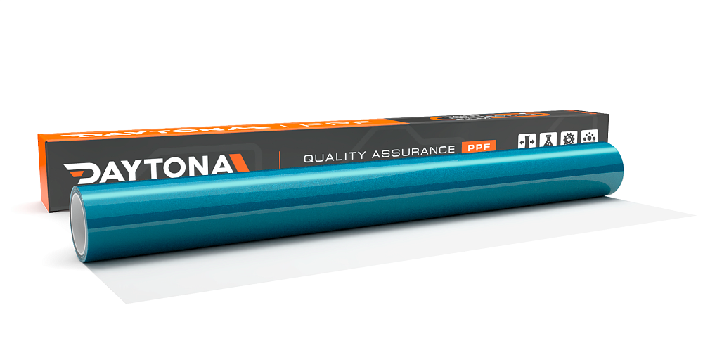 Глянцевая полиуретановая пленка Синий Металлик DAYTONA PPF S200 Canal Bay Blue