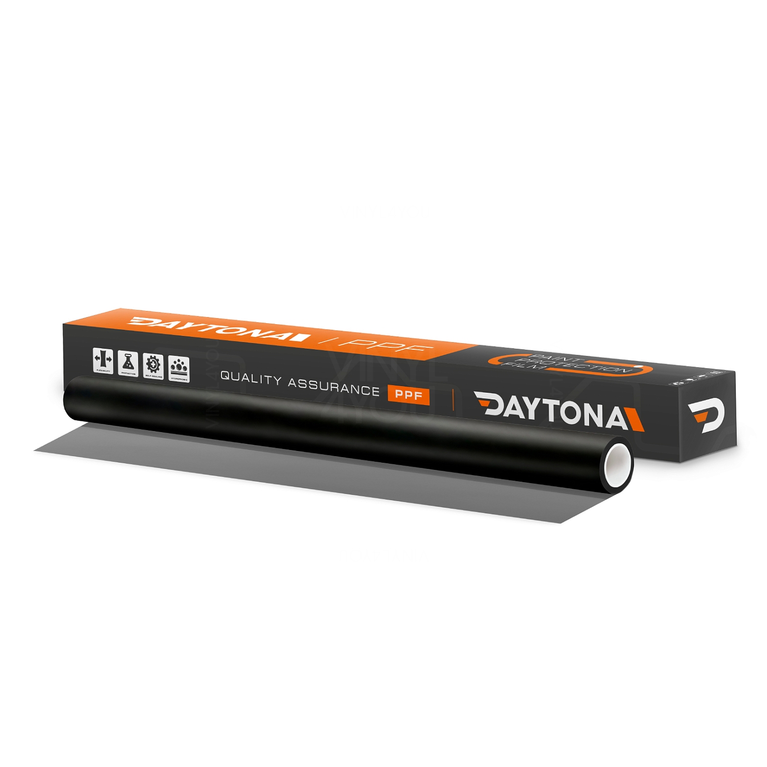 Черная матовая полиуретановая пленка DAYTONA PPF S450