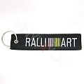 Брелок Текстильный черный RalliArt