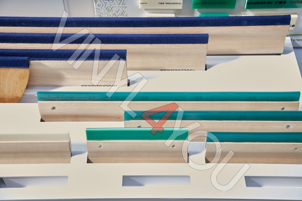 UZLEX: Сменное полиуретановое лезвие ГИБКОЕ для деревянных ракелей, 400 мм