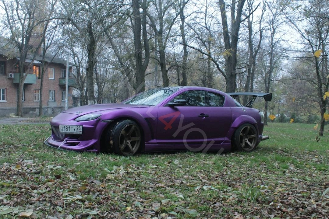 Матовый хром сатин фиолетовый TeckWrap - Concord Grape - VCH403N