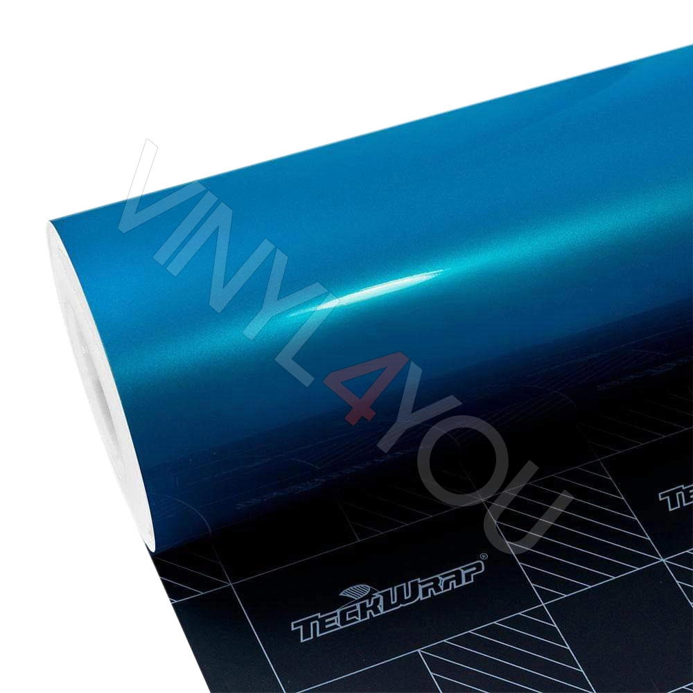 Пленка суперглянец металлик голубой TeckWrap - Zircon Blue - RB24-HD (рулон)