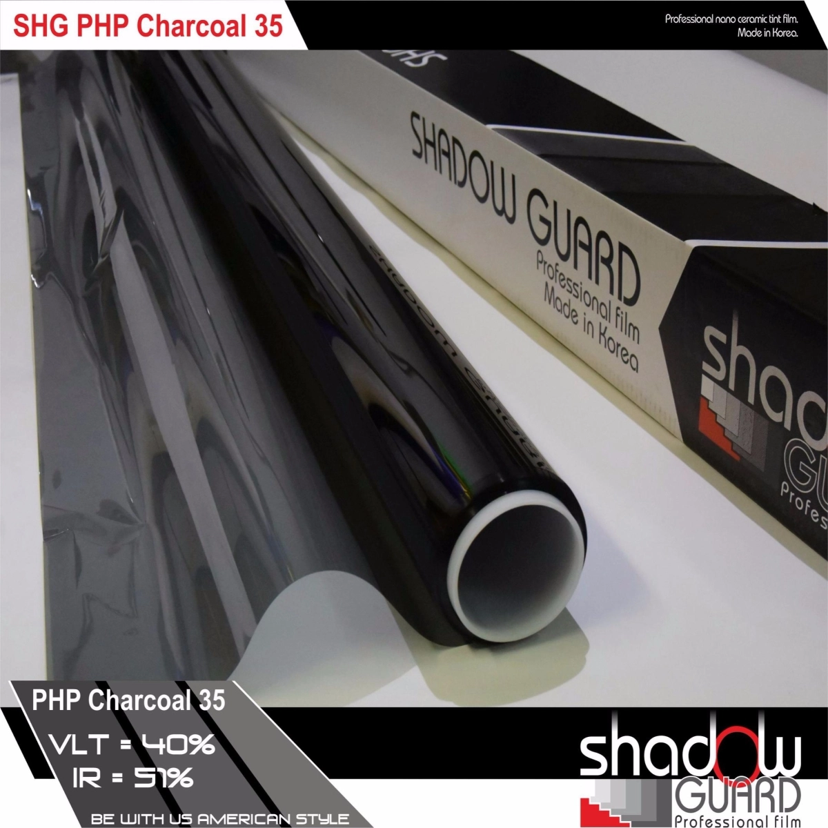 Тонировочная пленка SHG Charcoal PHP 35 купить в Москве, цена