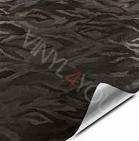 Пленка декоративная Зебра черная