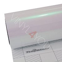 Пленка глянцевый перламутровый металлик розово-зеленый TeckWrap - Aurora White - DCH02G