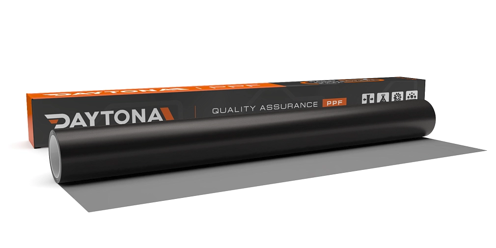 Матовая полиуретановая пленка Черный Угольный DAYTONA PPF S200 Matte Lead Ink Gray