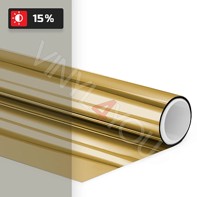 Зеркальная тонировочная пленка  Gold R15