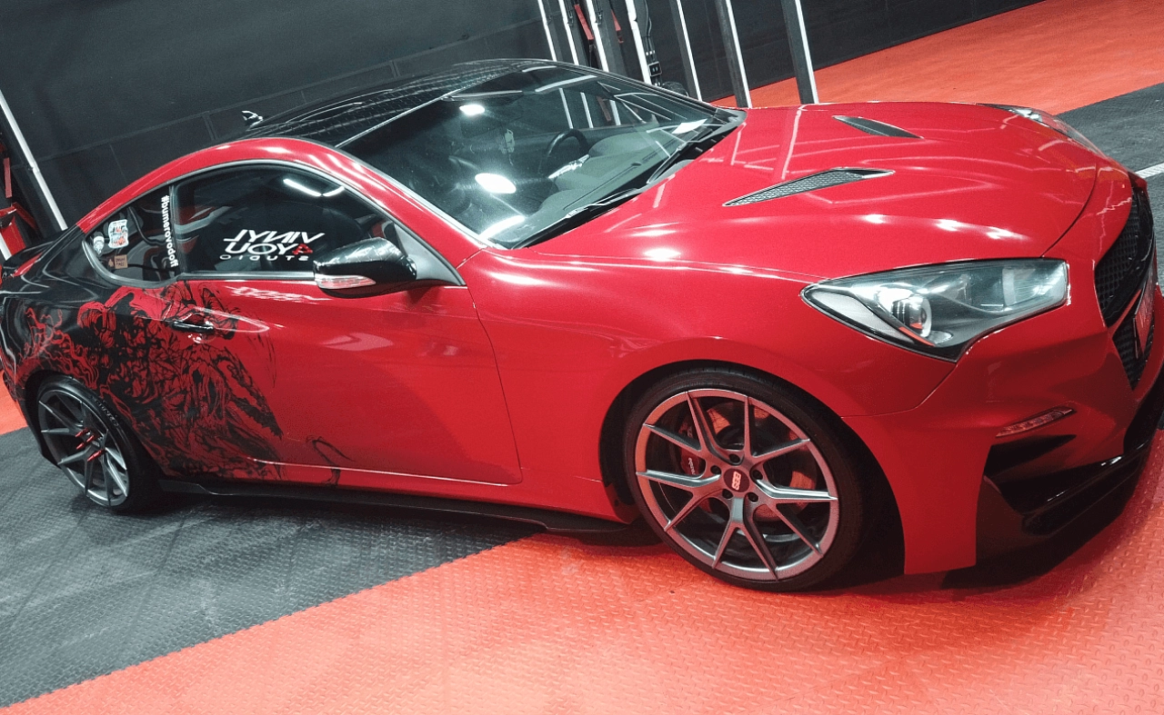 Hyundai Genesis Coupe Tuning подсветка