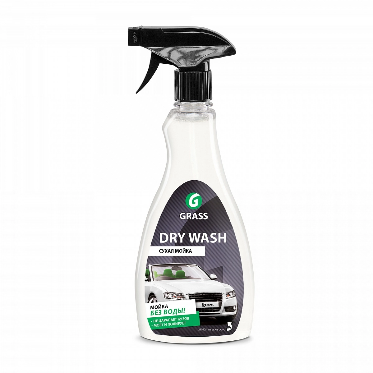 Средство для мойки автомобиля без воды "Dry Wash" (флакон 500 мл)
