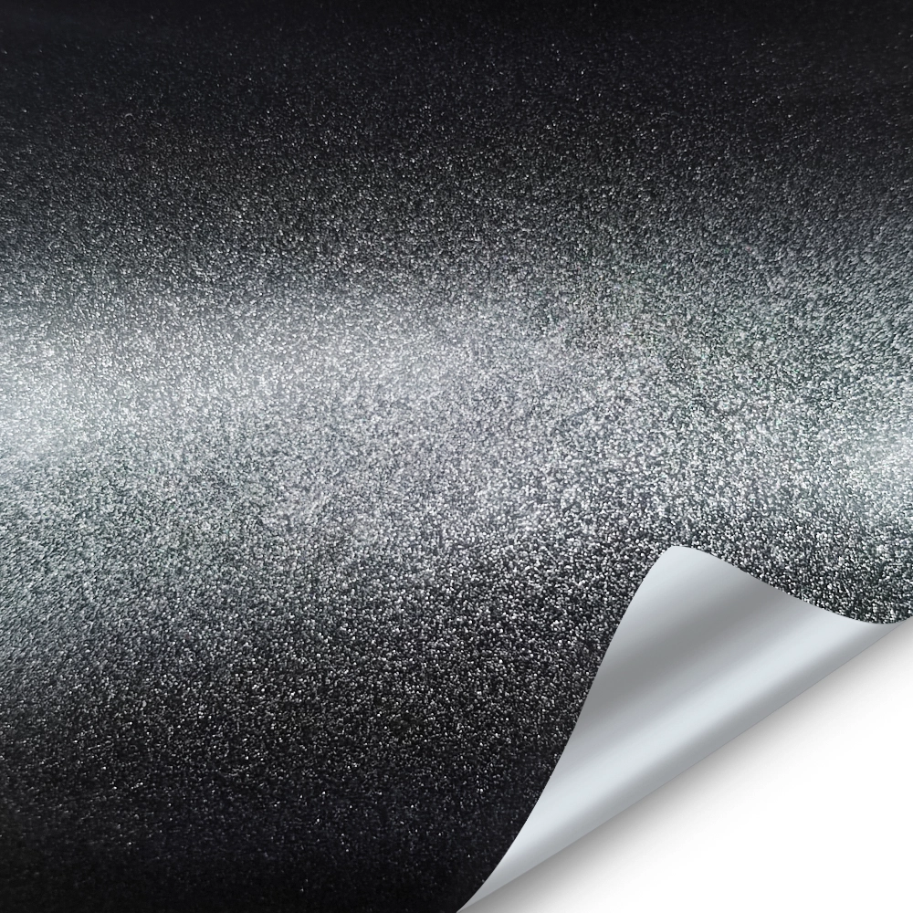 Пленка темно-серый матовый ксералик с серебристой крошкой Daytona