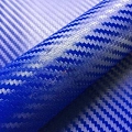Пленка Карбон 3D синий