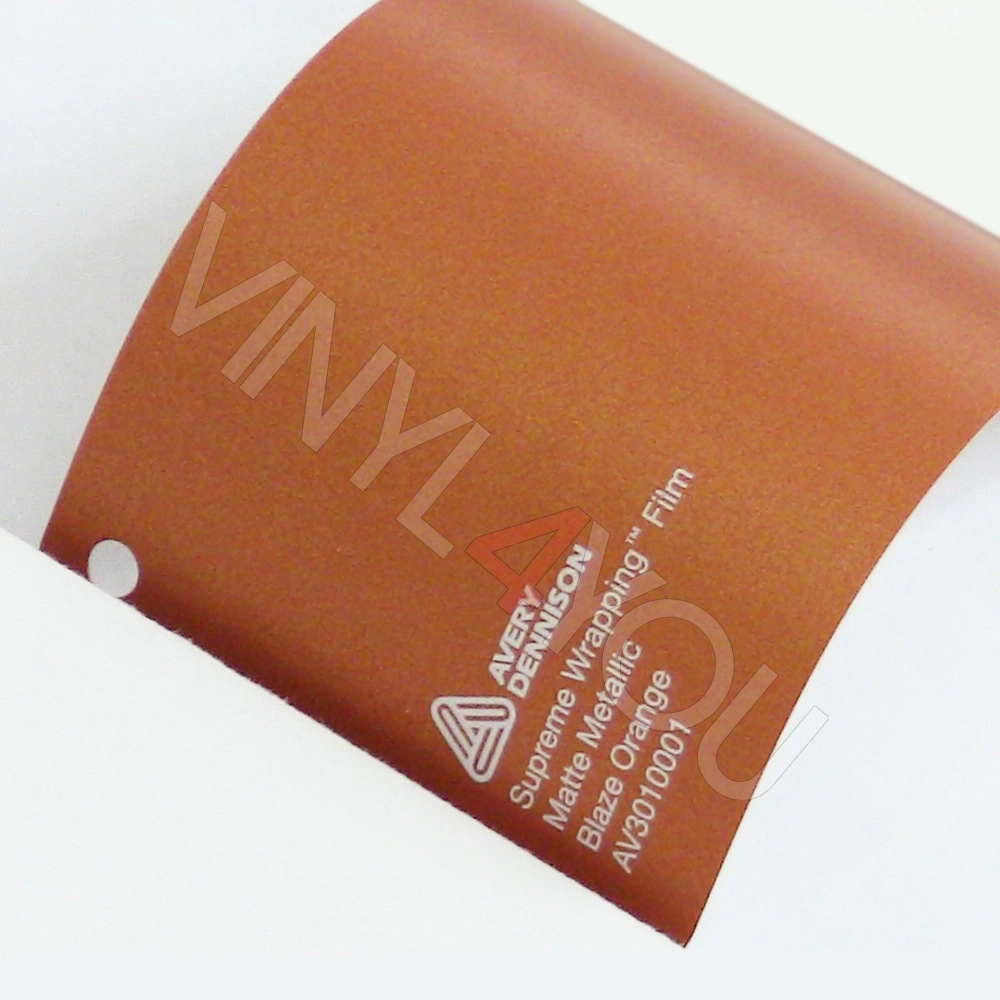 Пленка AVERY Matte Metallic - Blaze Orange - Пламенный оранжевый матовый металлик