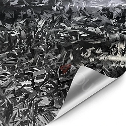 Пленка черный кованый карбон 3D Texture