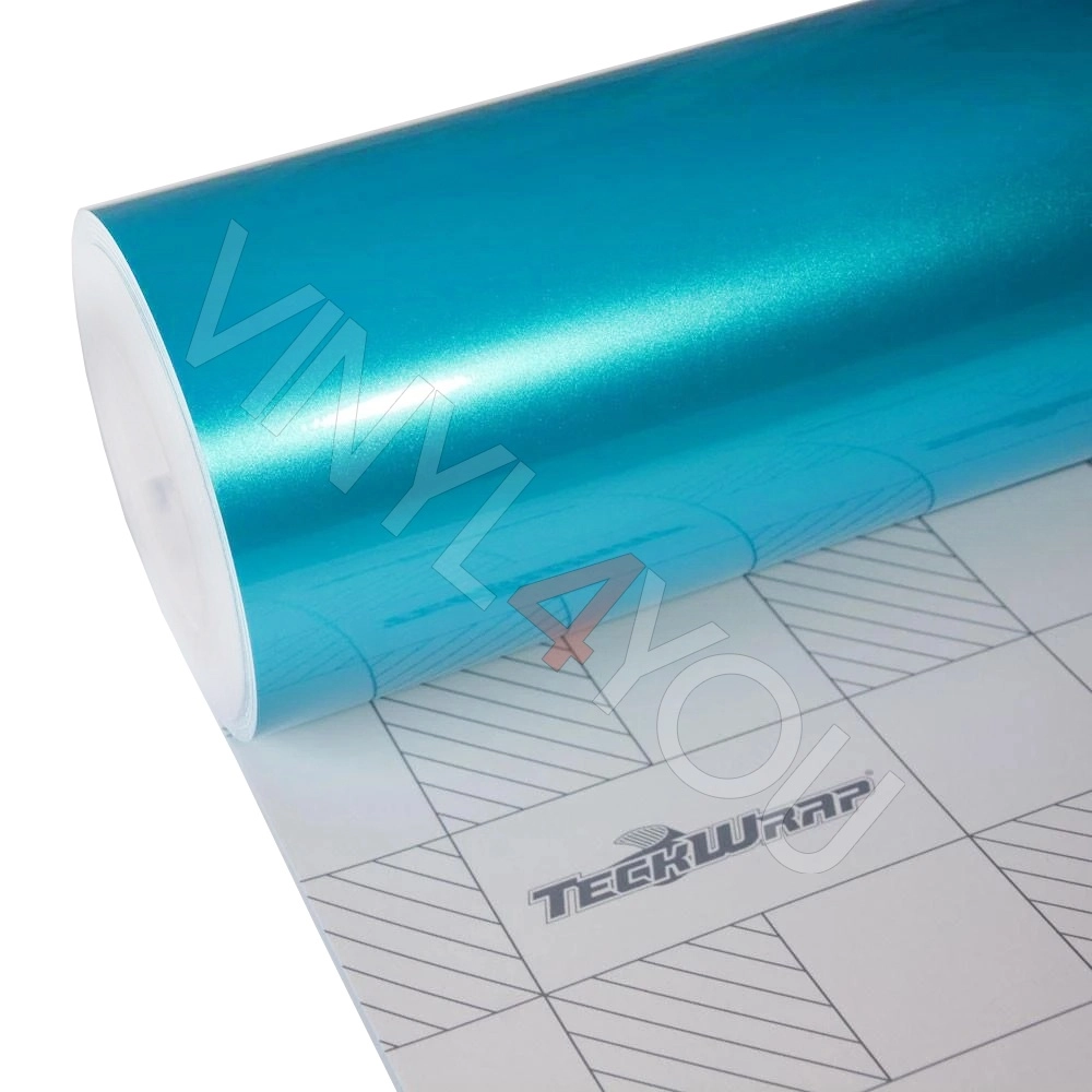 Пленка Бирюзовый глянцевый металлик TeckWrap - Sea Turquoise - RB16