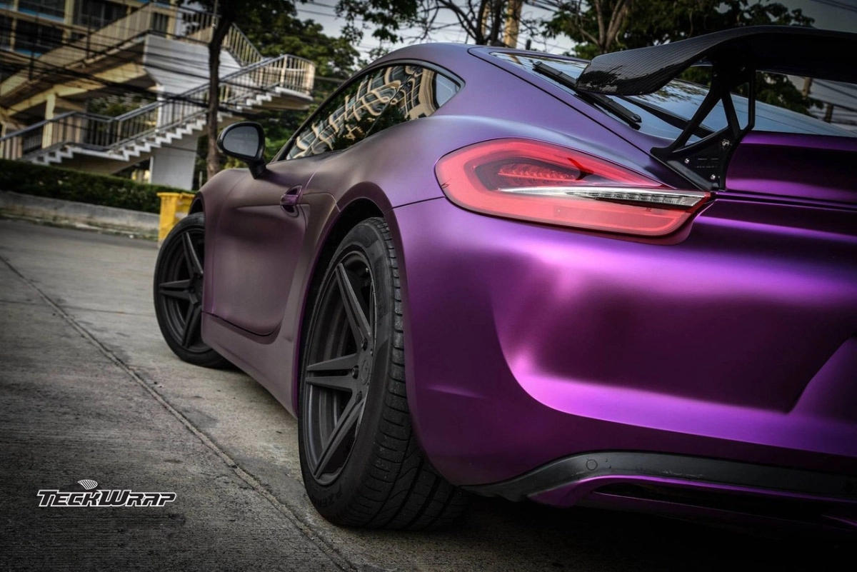 Матовый хром сатин фиолетовый TeckWrap - Concord Grape - VCH403N