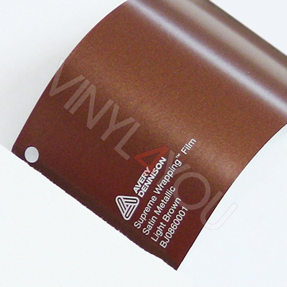 Пленка AVERY Satin Metallic - Light Brown - Светлый коричневый металлик сатиновый