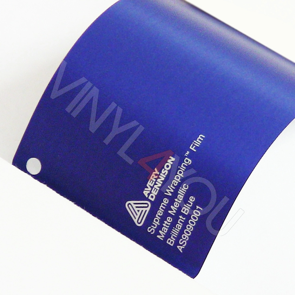 Пленка AVERY Matte Metallic - Brilliant Blue - Бриллиантовый голубой матовый металлик