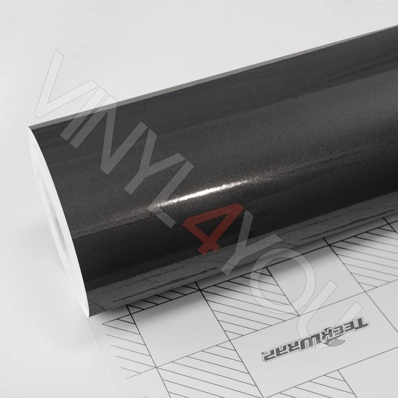 Пленка Глянцевый металлик TeckWrap черный - Coal black - MT01G