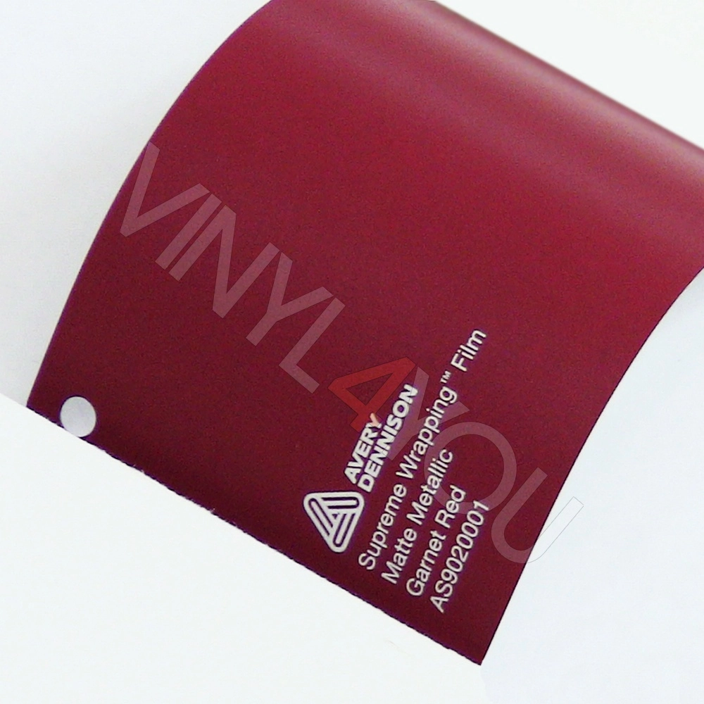 Пленка AVERY Matte Metallic - Garnet Red - Гранатовый красный матовый металлик