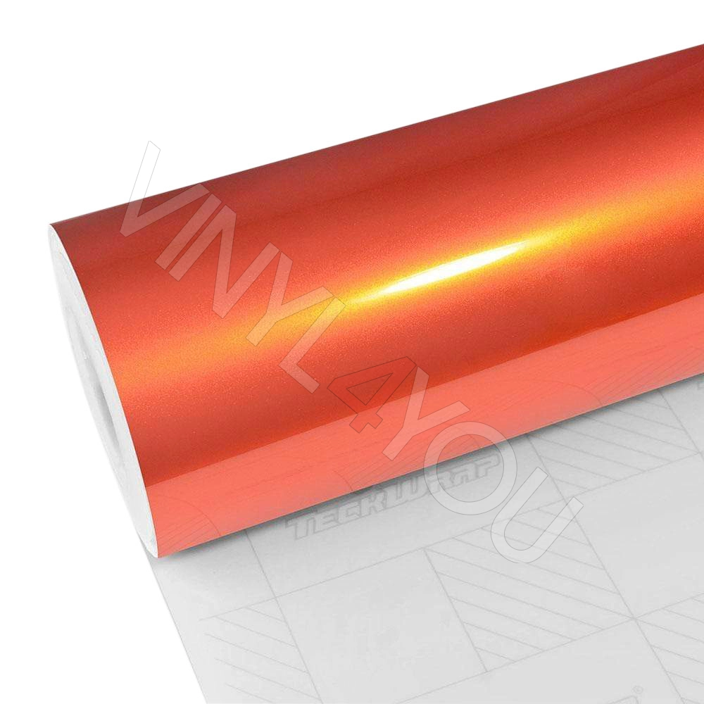 Пленка Суперглянцевый металлик оранжевый TeckWrap GAL06-HD Paprika orange