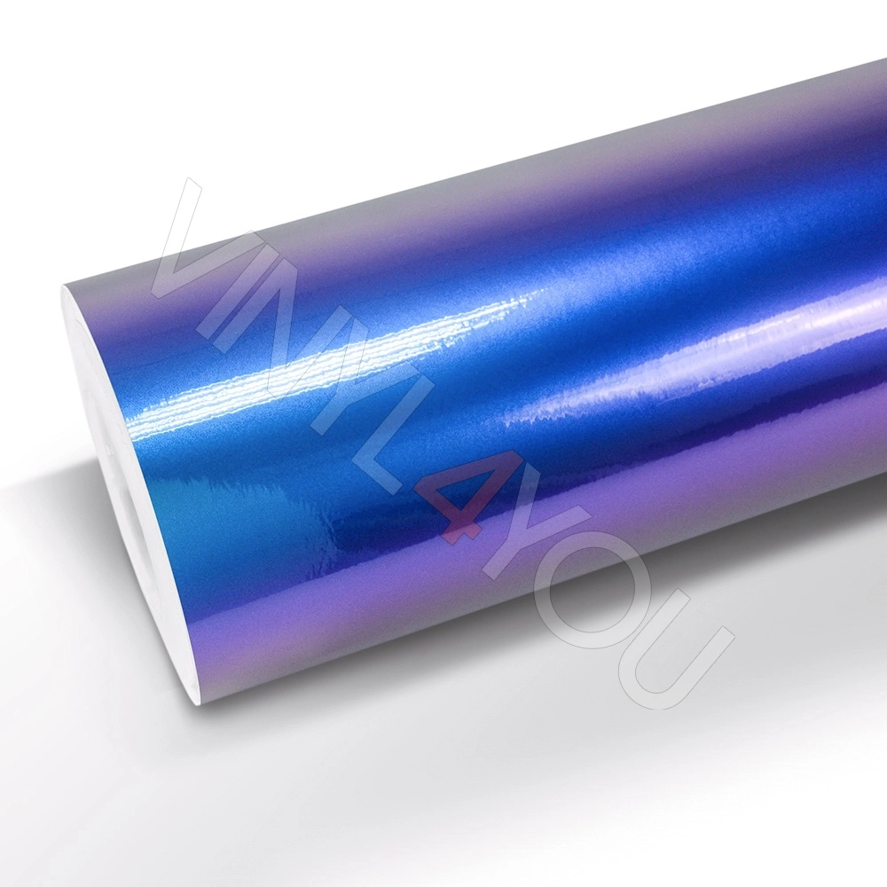 Пленка Глянцевый металлик хамелеон сине-фиолетовый