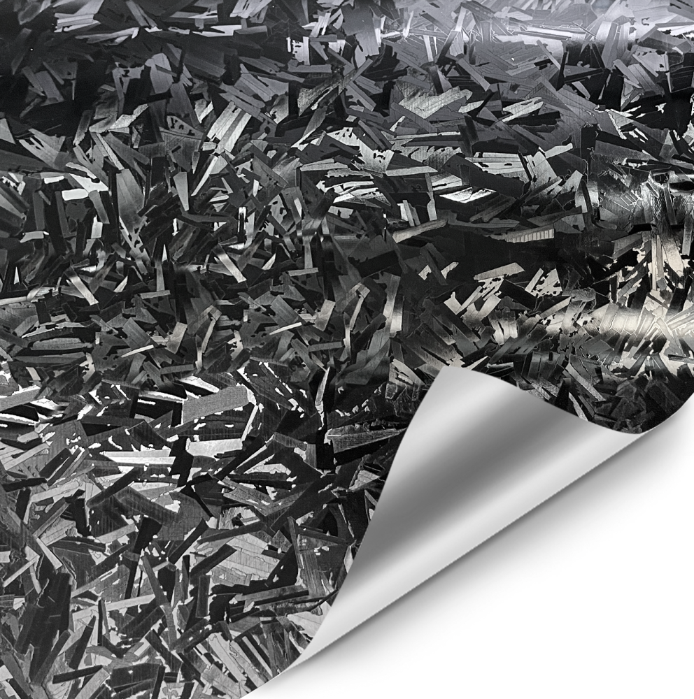 Пленка черный кованый карбон 3D Texture